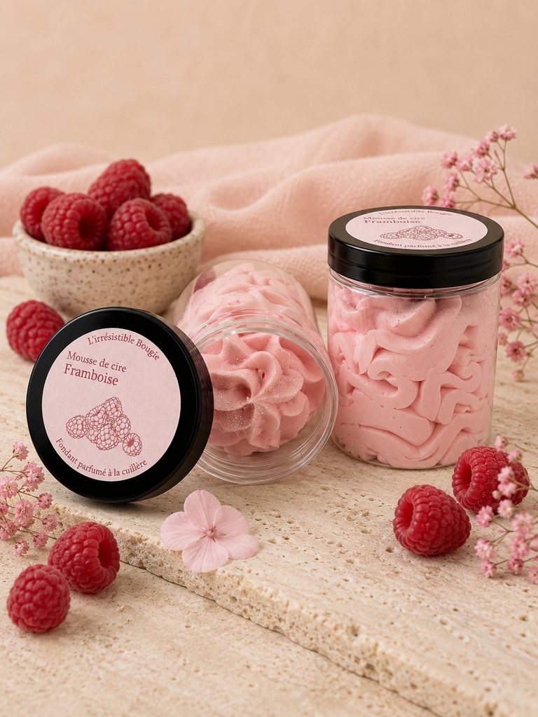 Mousse de cire Framboise