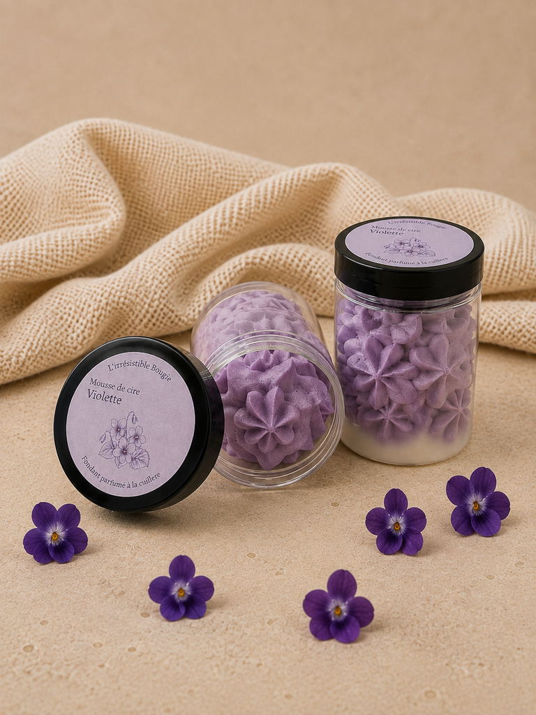 Mousse de cire Violette