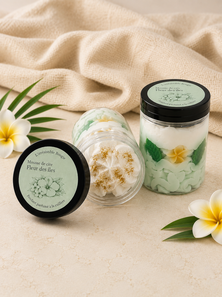Mousse de cire Fleur des îles