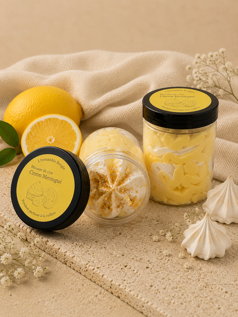 Mousse de cire Citron Meringué